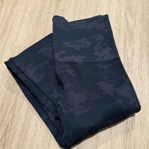 SPANX Black Camouflage Leggings